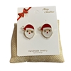 CR31  SANTA SMALL STUD  EARRINGS