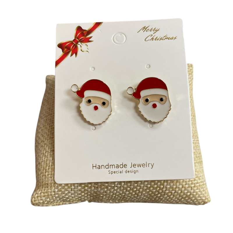 CR31  SANTA SMALL STUD  EARRINGS