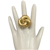 CR5368  GOLD ABSTRACT RING