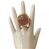 CR9000 PURPLE STONE GOLD RING