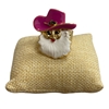 CR9017 PINK HAT COWBOY SANTA STRETCH RING