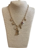 D6N2096 COWGIRL  CHARMS  NECKLACE
