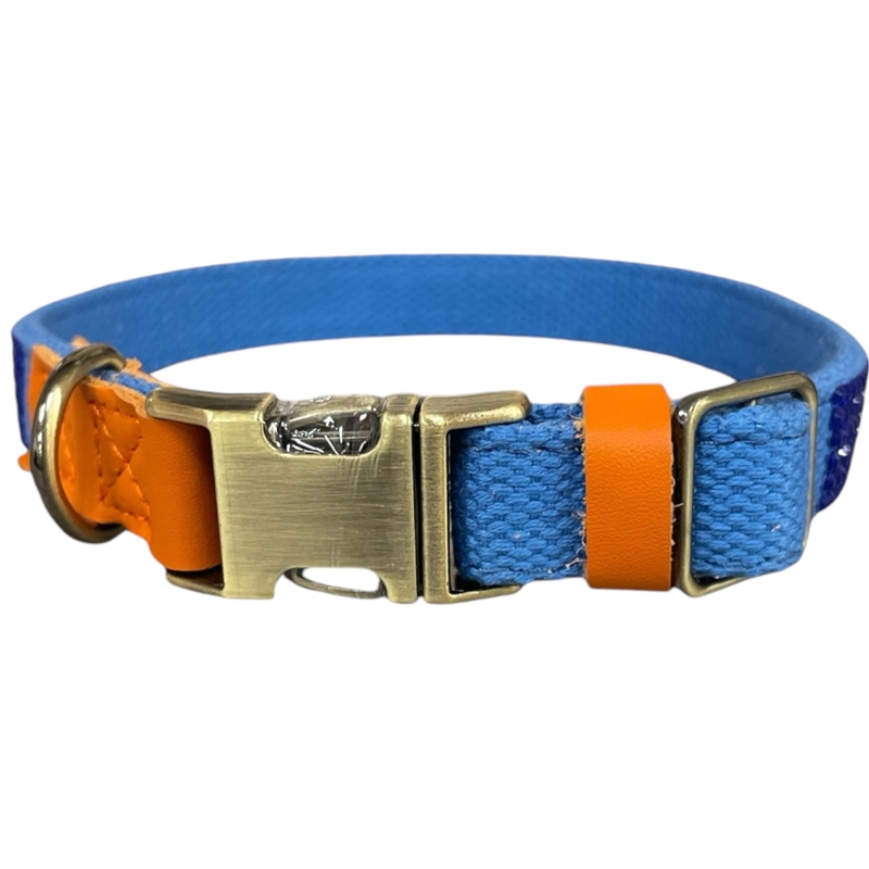 DG201RB ROYAL BLUE RHINESTONES DOG COLLAR