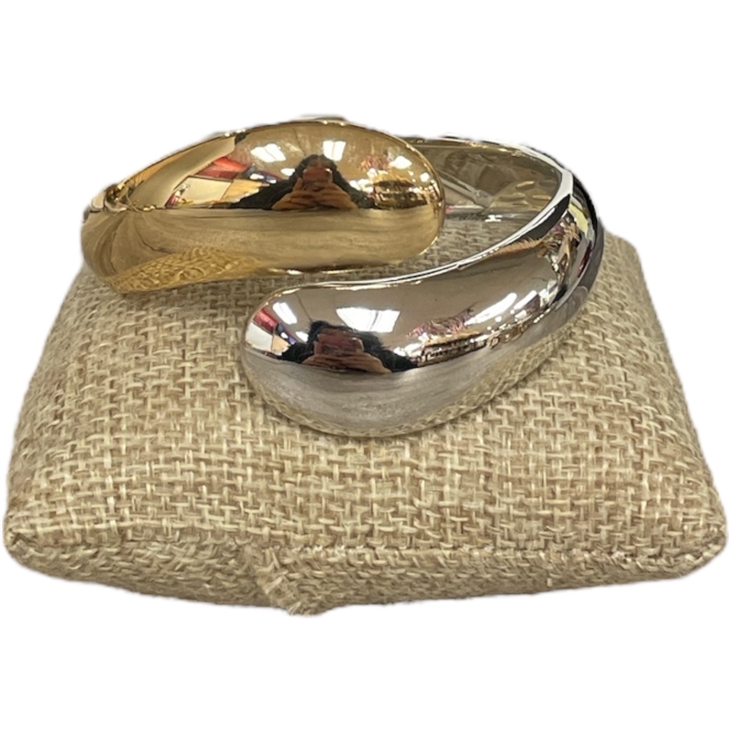 DR103  SHINY TWO TONE  BRACELET