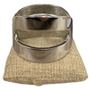 DR114 SILVER CHUNKY SHINY BRACELET