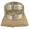 DR115 MATTE SILVER CHUNKY BRACELET