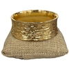 DR402 HAMMERED SHINY GOLD BRACELET