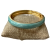 DRO120 THIN COLOR ENAMEL GOLD BRACELET