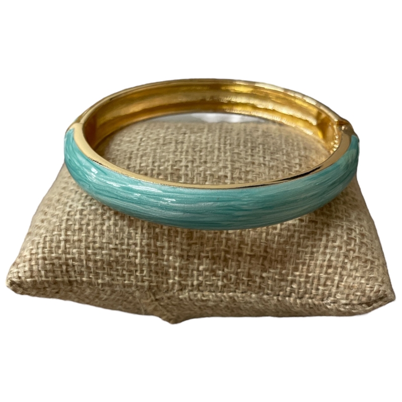 DRO120 THIN COLOR ENAMEL GOLD BRACELET