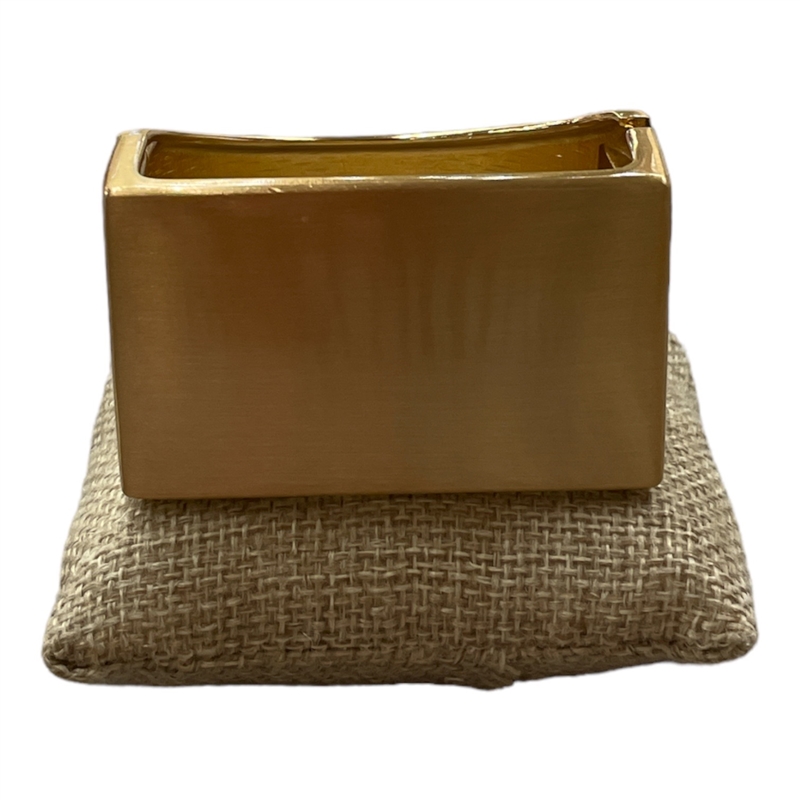 DRO33R  MATTE GOLD RECTANGLE  BRACELET