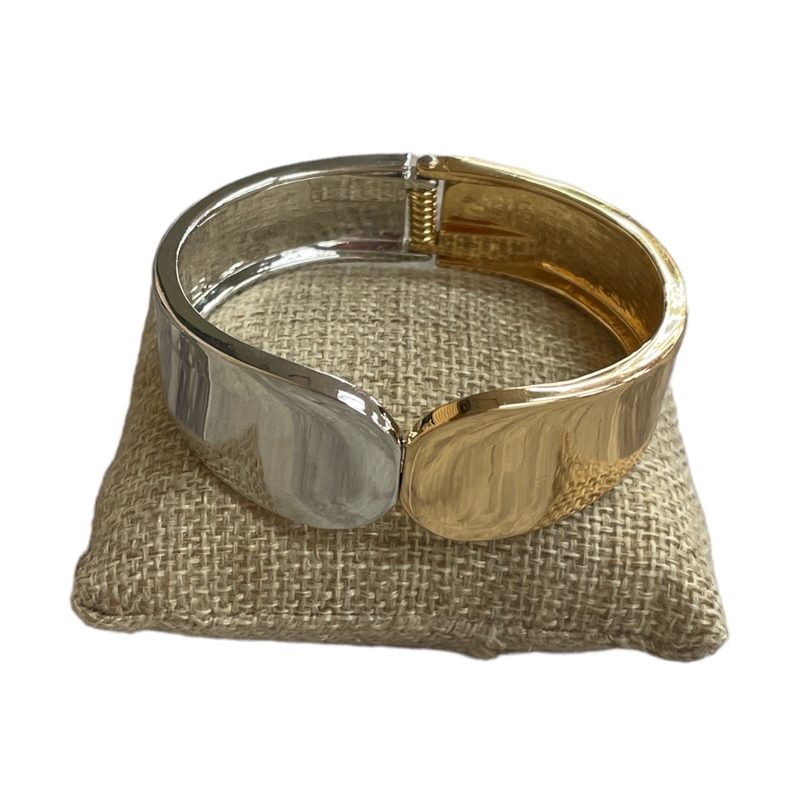 DRO33T1  SHINY TWO TONE BRACELET