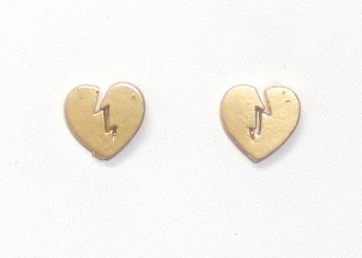 E-110295 HEARTBROKEN STUD EARRING