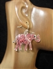 E1359RH46 BURGUNDY PEARL SILVER ELEPHANT ER