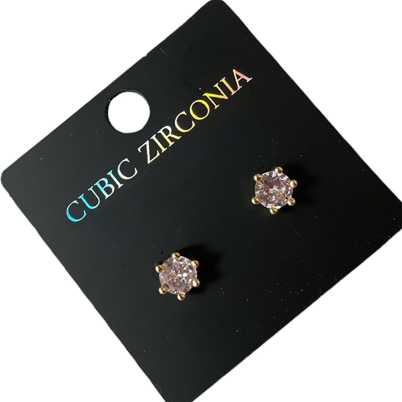 E301  6MM SMALL  STUD EARRINGS