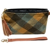 EABG010  MULTI PLAID PATTERN WRISTLET