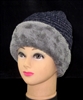 EAHT8714 KNITTED THICK BEANIE HAT