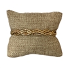 EB2008 2LINE TWISTED  CUFF BRACELET