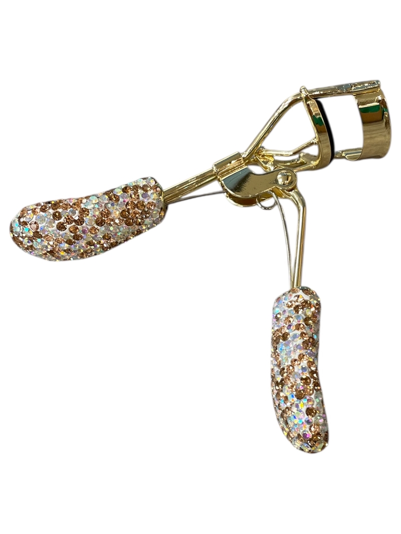 EEP3BR  BROWN  RHINESTONE EYELASH CURLER