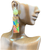 EJ72641 NATURAL MULTI COLOR TROPICAL POST DANGLE EARRINGS