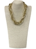EN24083  CHUNKY CHAIN SHORT NECKLACE