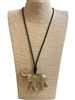 EN27097   LIGHTWEIGHT ELEPHANT LONG NECKLACE
