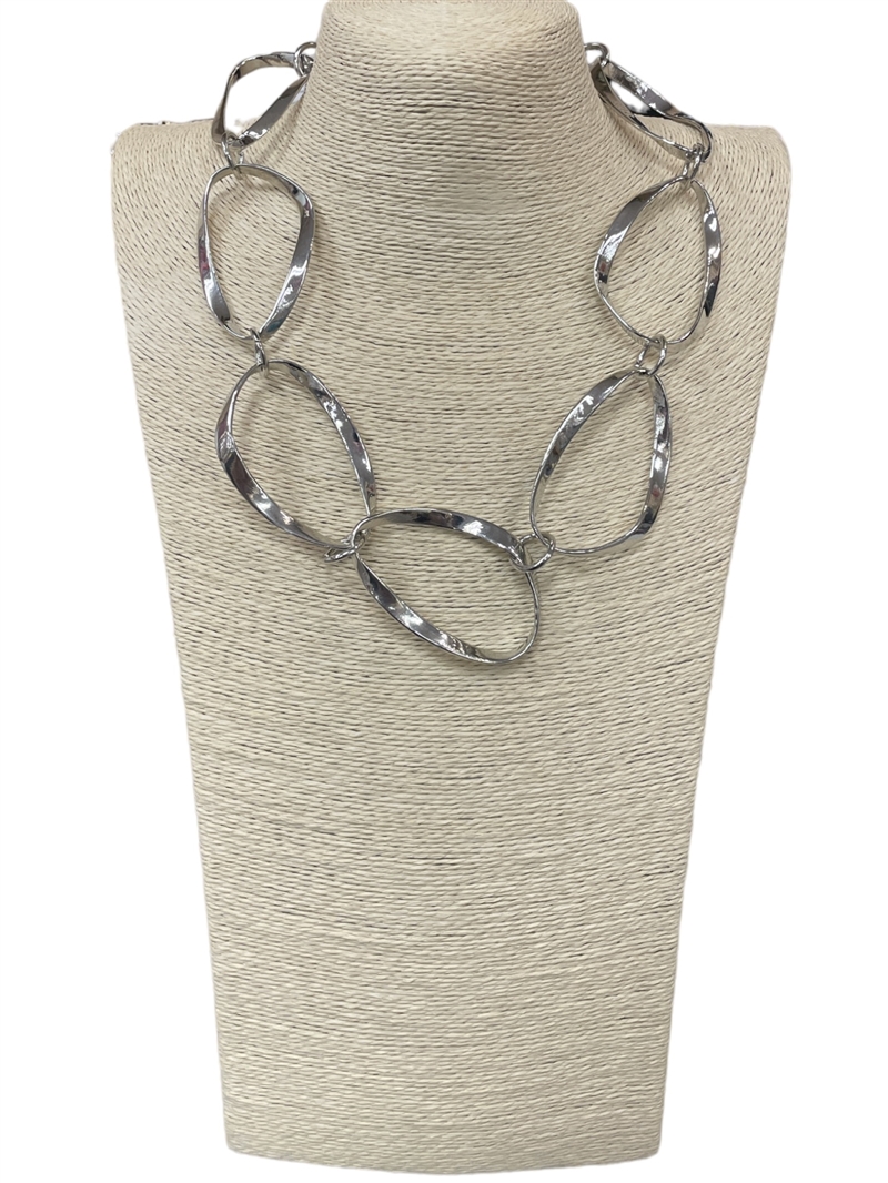 EN27769 CHUNKY CHAIN SHORT NECKLACE