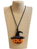 EN34938  WITCH PUMPKIN NECKLACE
