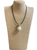 EN40017 CREAM PEARL SHORT NECKLACE