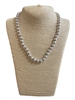 EN40081-6   PEARL BROWN CORD SHORT NECKLACE