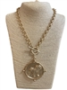 EN40084 BULLDOG   SHORT CHAIN  NECKLACE