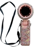 F02 PINK SMALL STONE DIGITAL TALL FOLDING FAN