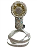 FC6623 AB CHUNKY STONE SMALL STRAP FAN