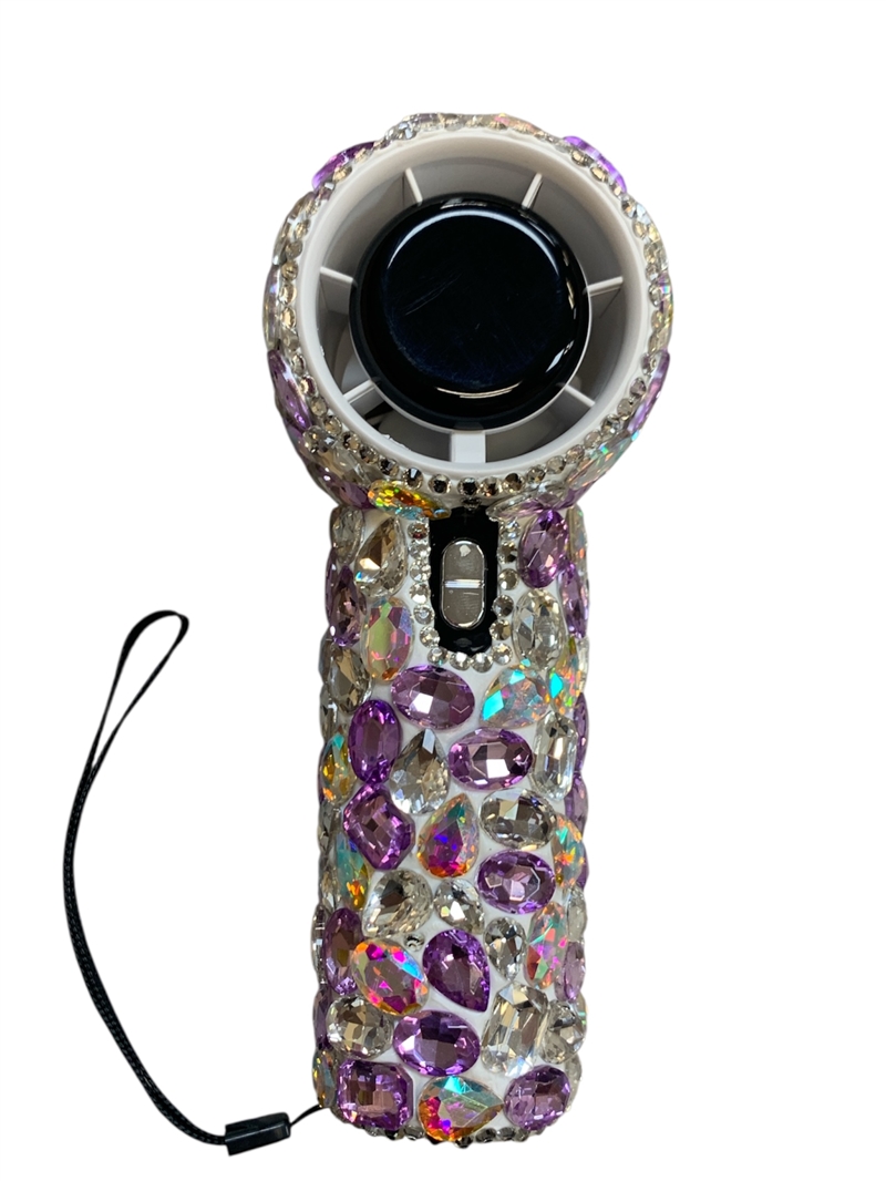 FC6627 PURPLE CHUNKY STONE DIGITAL FAN