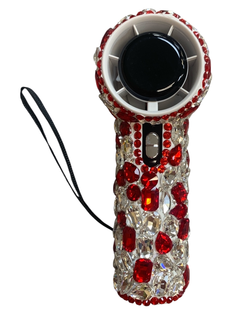 FC6630 RED CHUNKY STONE DIGITAL FAN