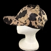 FCP125BK BROWN AND BLACK COW PRINT HAT