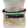 FG000IR CLEAR IRIDESCENT FANNY PACK