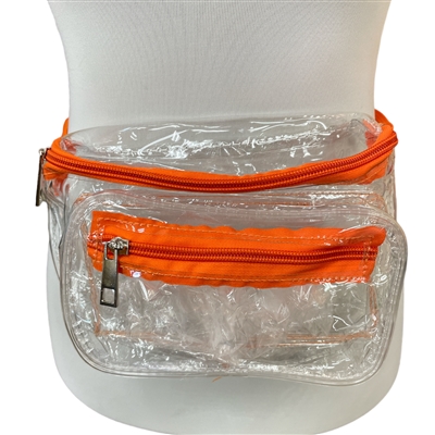 FG000OG CLEAR ORANGE FANNY PACK