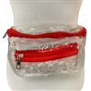 FG000RD CLEAR RED FANNY PACK