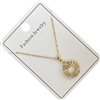 G295N  BAGUETTE CIRCLE NECKLACE