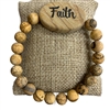 GB2649-4 FAITH SEMI PRECIOUS STONE BRACELET