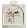 GDA501E DRAGONFLY 18K GOLD DIPPED EARRINGS