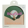 GDA5043N BASEBALL BALL 18K GOLD DIPPED NECKLACE