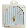 GDA5174N TEDDY BEAR 18K GOLD DIPPED NECKLACE