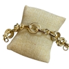 GPB02 14K GOLD PLATED CHAIN LINK BRACELET