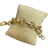GPB03 14K GOLD PLATED CHAIN LINK BRACELET