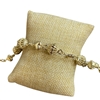 GPB04 14K GOLD PLATED BALL CHARMS BRACELET