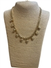 GPN02 14K GOLD PLATED HEART CHARMS CHAIN NECKLACE
