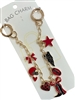 GSK0056 RED & BLACK MULTI CHARM GAME DAY BAG CHAIN