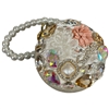 H16AB  AB  STONE CIRCLE MIRROR KEYCHAIN