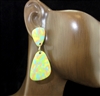 HE1107M BRIGHT MULTI COLOR SMALL POST EARRINGS